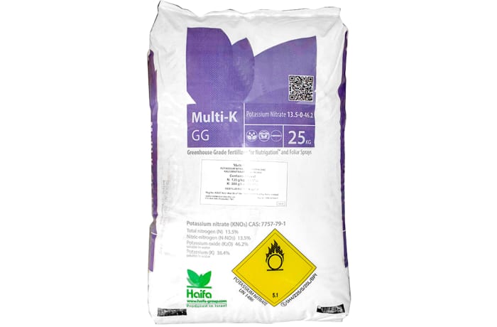 Multi-K Gg  Greenhouse-Grade Nutrigation & Foliar Fertilizer 