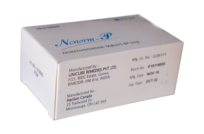 Ncnorm p - Norethisterone tablets