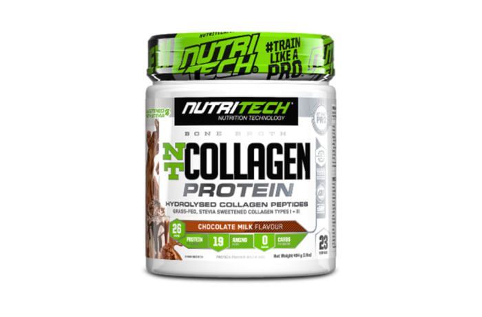 Nutritech Nt Collagen Protein  Hydrolysed Collagen Peptides  Chocolate Milk Flavour 