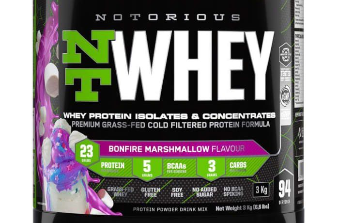 Nutritech  Notorious Nt Whey Protein Bonfire Marshmallow Flavour  3kg