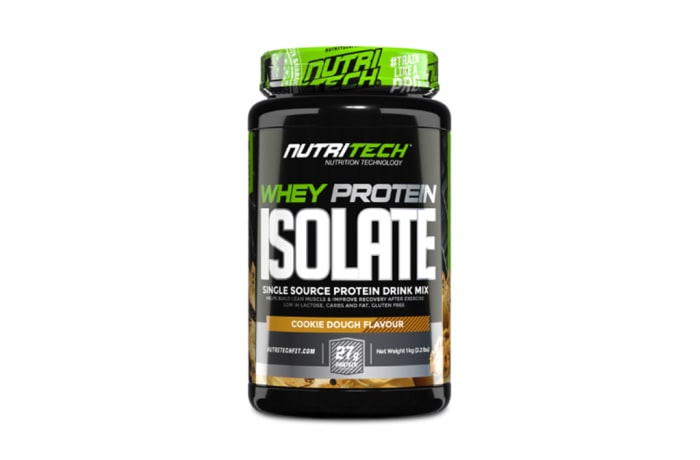 Nutritech Whey Protein Isolate Single Source Protein Drink Mix  Cookie Dough Flavour 