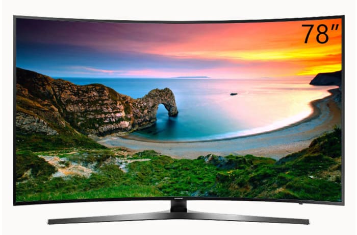 Curved TV - Sumsung 78inch Curved HDR 4K television - UA78KU6900JXXZ