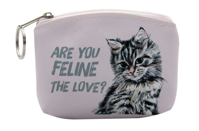 Paws for Thought Coin Purse   - Are You Feline the Love