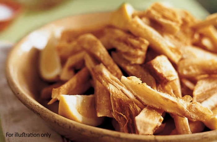  The Zambian Menu - Snacks on the table - Roast Cassava 