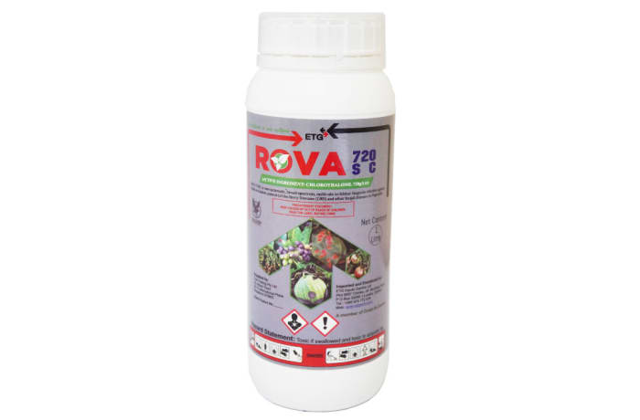 Rova 500 Sc Fungicide - Chlorothalonil 50%