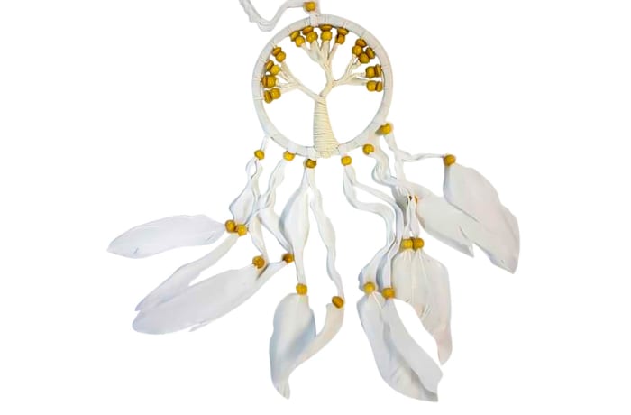 Dreamcatcher White Tree - 16cm 