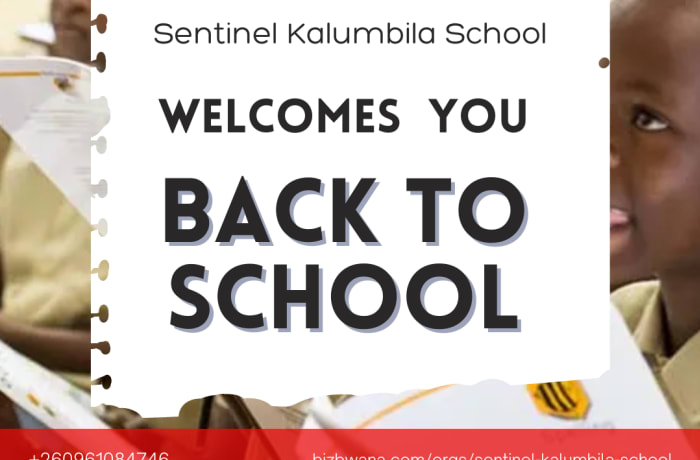 Sentinel Kalumbila welcomes you back to school image