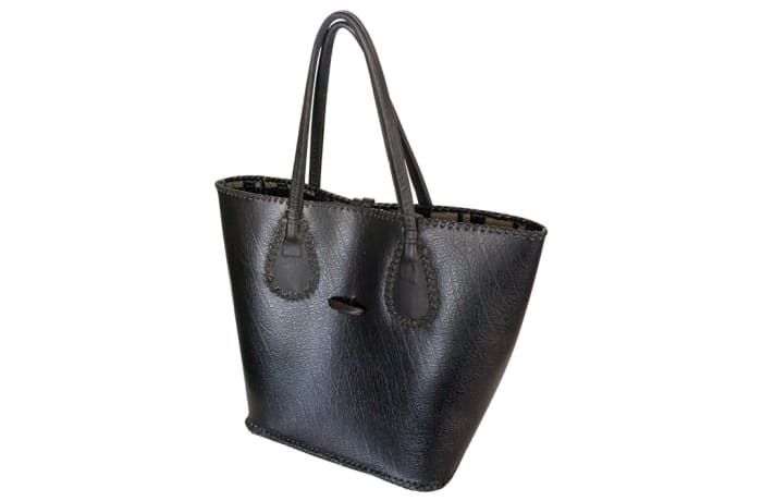 Shoulder Bag Leather  Black Casual Hand Bag 