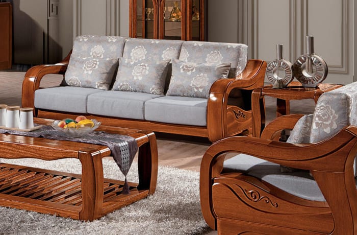 Solid wood living room set - SF-11