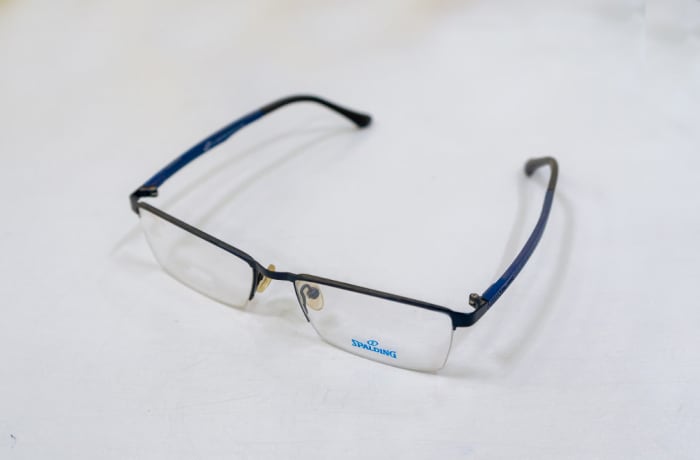 Eyeglass Frames Semi-Rimless - Blue/Black