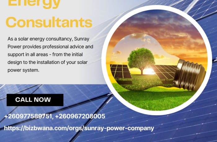 Expert consultancy for small to large scale solar energy power projects image