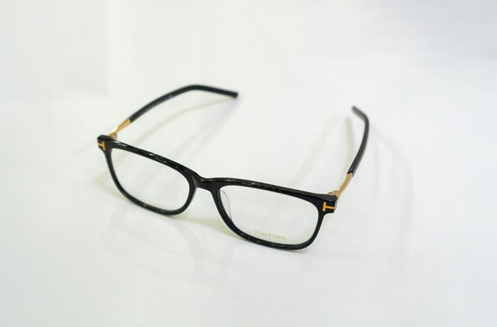 Eyeglass Frames Full Rim  - Black & Gold