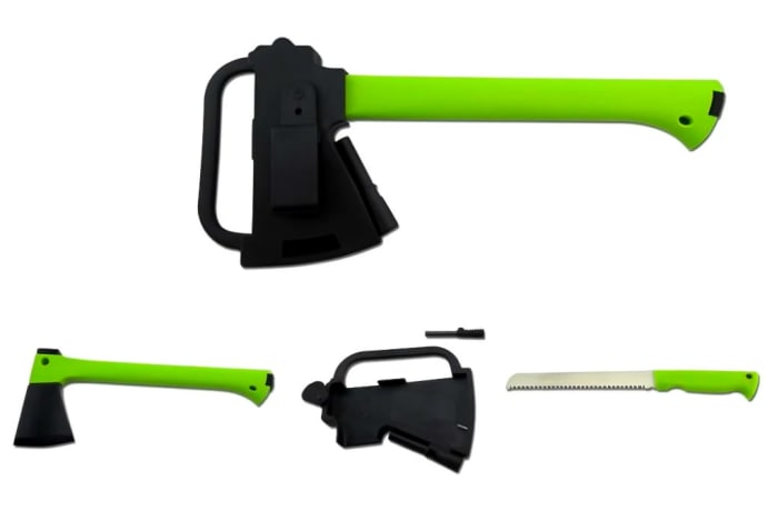 UltraEdge Axe & Saw Camping & Hiking Combo Pack 