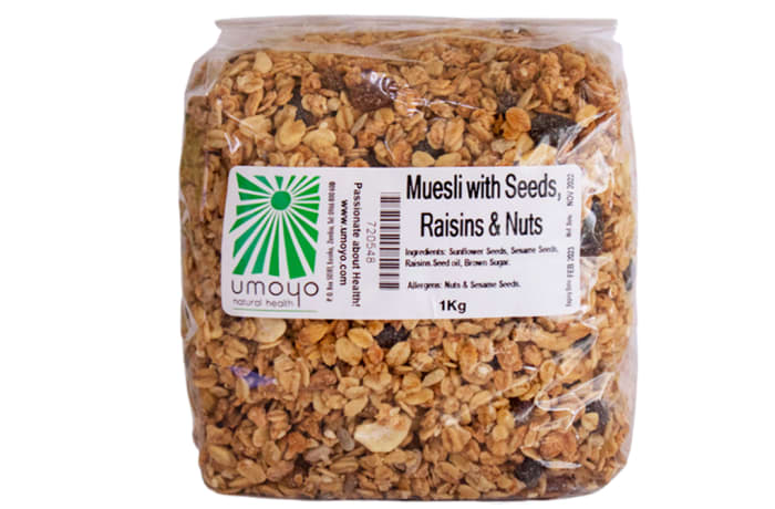 Muesli with Seeds Raisins & Nuts