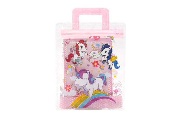 Unicorn Love  Bag & Stationary Set