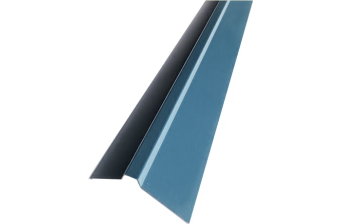 Steel  Square Top Roof Ridge Cap Blue 