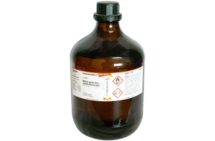 Nitric Acid 65% Nitric Acid Solution  Hno3 2.5litres