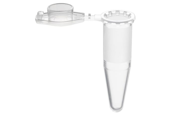 Microcentrifuge Tube  Clear Conical Lock Cap Nest 06ml