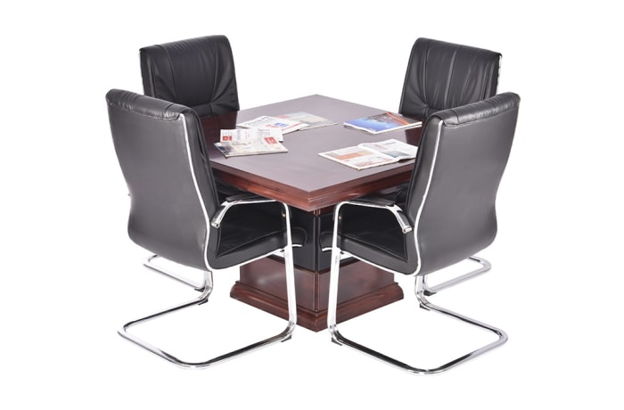 Four Seat Meeting Table  M31012 4 Nut Brown