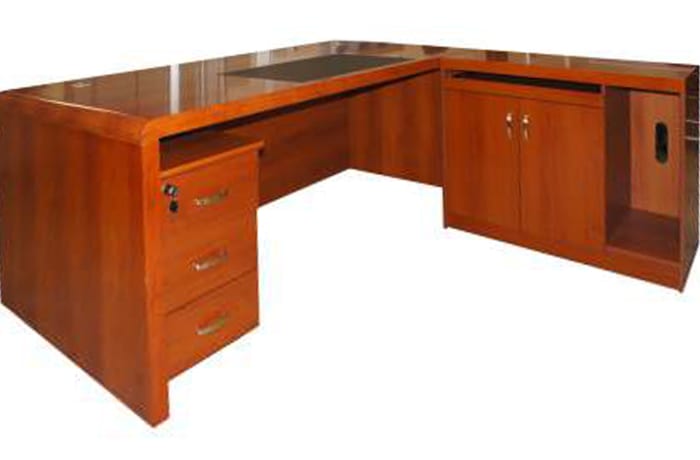 2 2 Metre Executive Desk With Side Unit 3 Drawers Penmarks Ltd