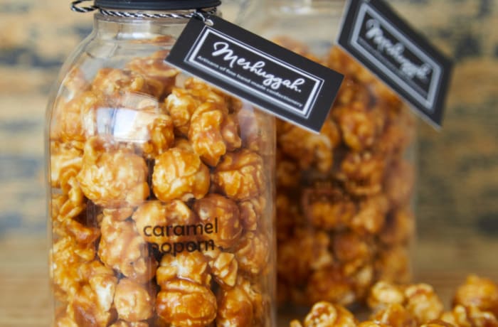 Meshuggah Sweets Salted Caramel Popcorn Gift Jar image