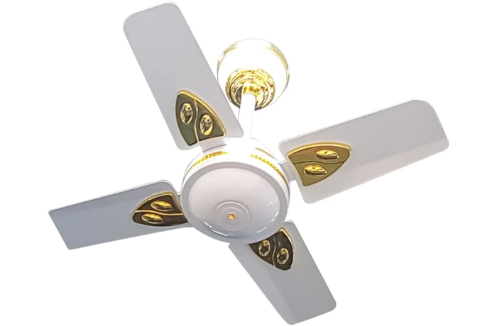 White Ceiling Fan 24 Inch image