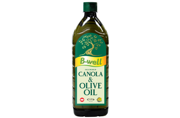 Canola & Olive Oil  Blended Cooking Oil 1litre 	 1litres X 12 image