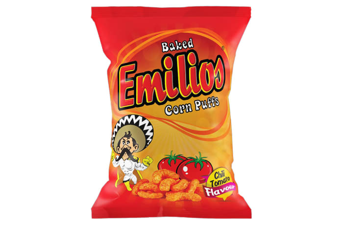 Baked Emilios  Corn Puffs Chili Tomato 12 X 125g image