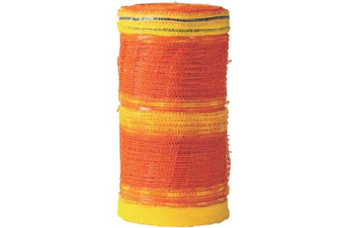 Barrier Fence  High Density Polyethylene Netting Orange Yellow  1 X 50metre image