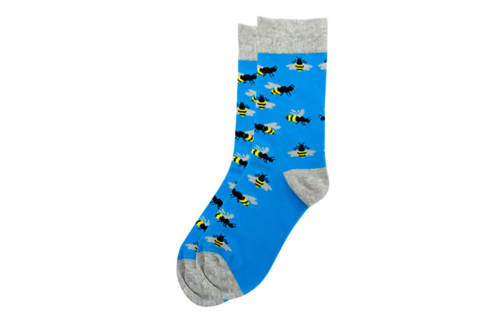 Just Bee Socks  - Blue  image