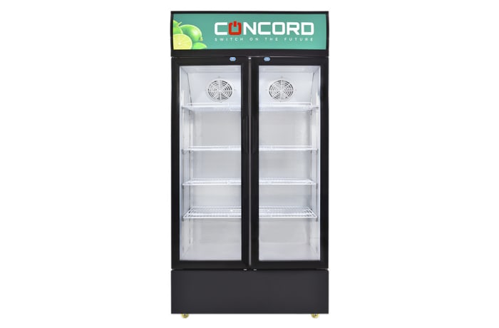 Black Two Door Multideck Display Freezer image