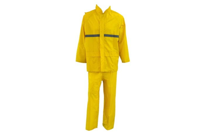Two Piece Yellow Rain Suit image