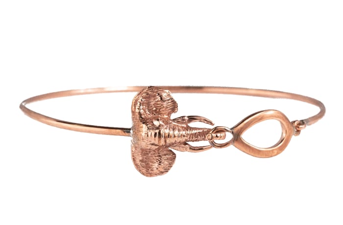 Elephant  Copper  Bangle  image