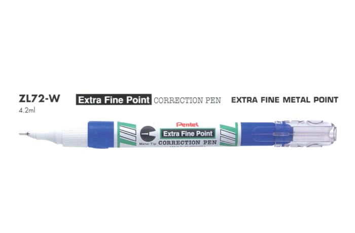 Correction Pens & Tape - ZL72-W Extra Fine Point Correction Pen Extra Fine Metal Point image