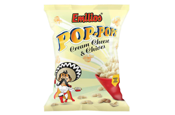 Emilios  Pop-Pops Cream Cheese & Chives 12 X 150g image