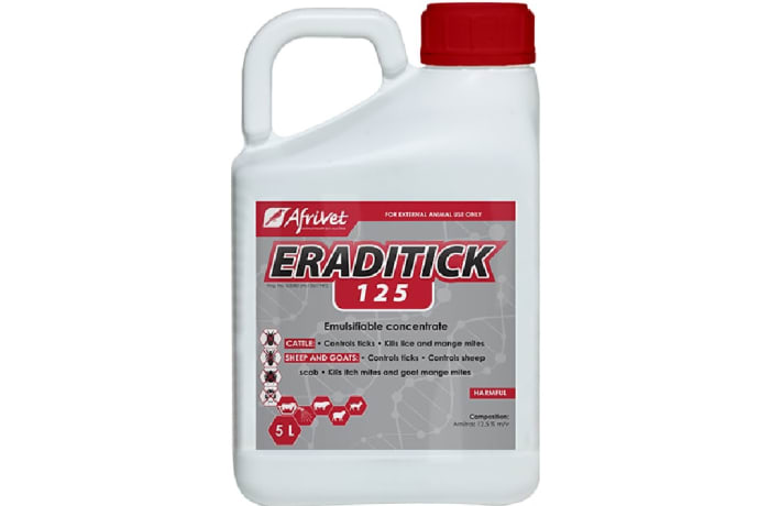 Eraditick 125 Animal Dip & Spray - Amitraz 12.5% image