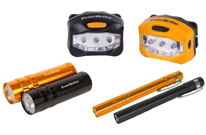 EverBrite LED Flashlight, Penlight, & Headlight Combo image