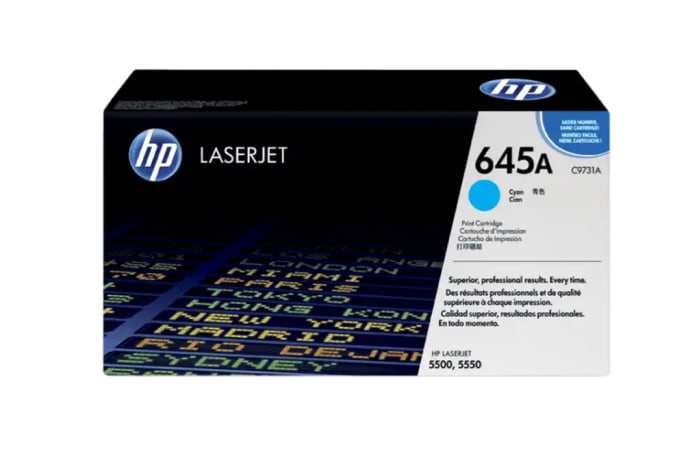 Hp 645a  C9731a Cyan Toner Cartridge image