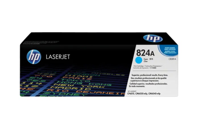 Hp 824a Cb381a Cyan Toner Cartridge image