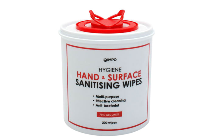 I.M.P.O Hygiene  Hand & Surface Sanitising Wipes  image