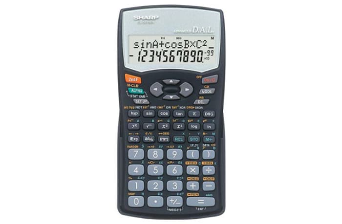 Sharp Scientific Calculator  El-531wh-Bk image