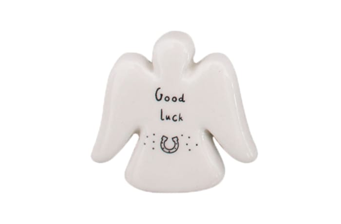 Sentiments Ceramic Angel Token - Good Luck image