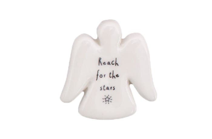 Sentiments Ceramic Angel Token - Reach for the Stars image