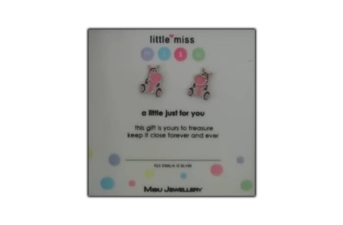 Happy Hippos Stud Earrings - 925 Sterling Silver image