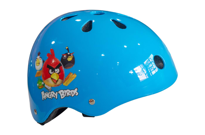 Helmet Kids Angry Birds for Cycling & Skating Blue  image