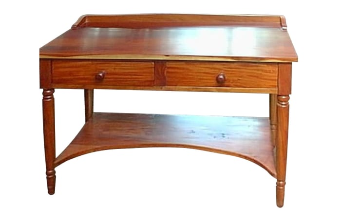 Ducal Dressing table plain wooden knobs image