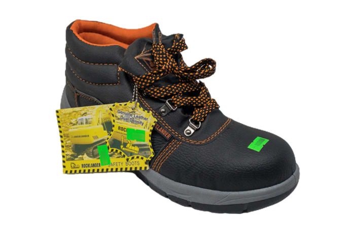 Rocklander  Safety Boots - Black & Orange image