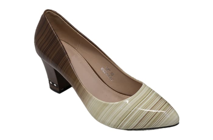 Women's' Pumps  Dress Shoes  - Brown & Beige image