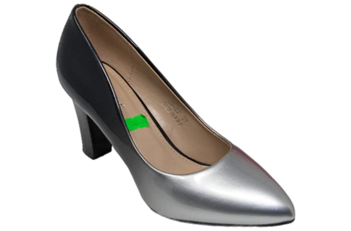 Women's' Pumps  Dress Shoes  - Grey & Silver image