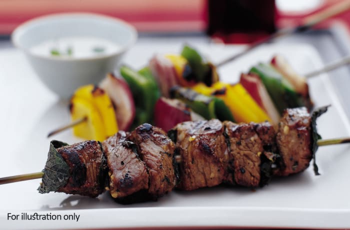 Beef Skewers with Potato Wedges - K185 image